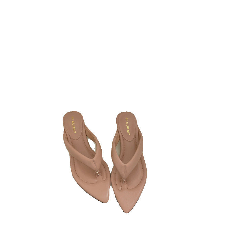 Damen edle Zehentrenner-Sandalen mit modischem Design R&B