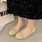 Damen Ballerinas mit feinem Schleifen-Detail aus柔igem Material R&B