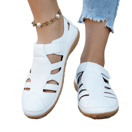 Damen komfortable Riemchensandalen mit atmungsaktiven Einsätzen R&B
