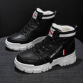 Damen modische Winterstiefel mit kuscheligem Innenfutter und robustem Profil R&B