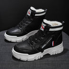 Damen modische Winterstiefel mit kuscheligem Innenfutter und robustem Profil R&B