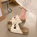 Damen Sandalen mit modischem Schleifen-Design und komfortabler Sohle EB