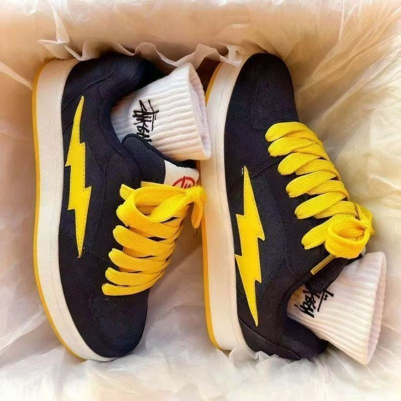 Damen Sportliche Sneakers mit innovationsstarkem Schnüroptik und rutschsicherer Sohle R&B