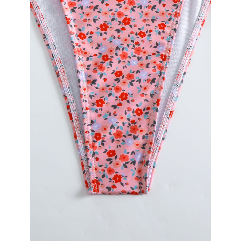 Damen Blumiger Triangel-Bikini R&B