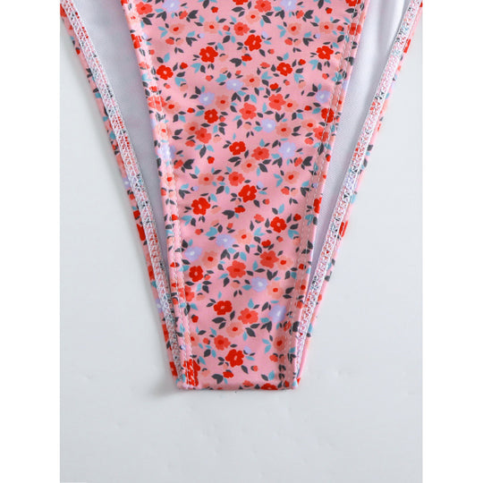 Damen Blumiger Triangel-Bikini R&B