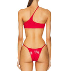 Damen asymmetrischer Bikini mit zartem Schnitt und minimalistischem Design R&B