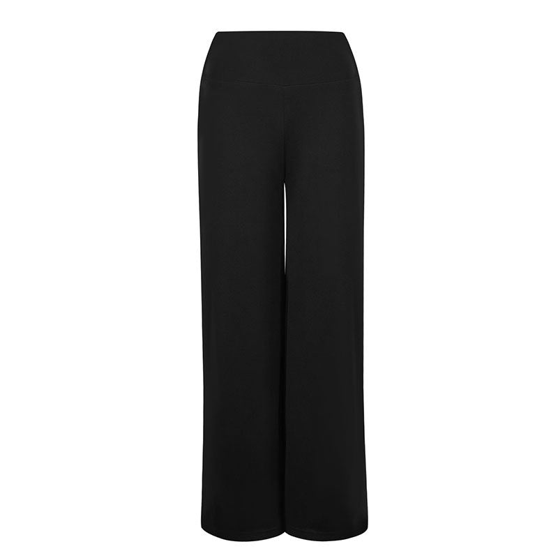 Damen Weite Loungehose aus hochwertigem Material mit elastischem Bund R&B