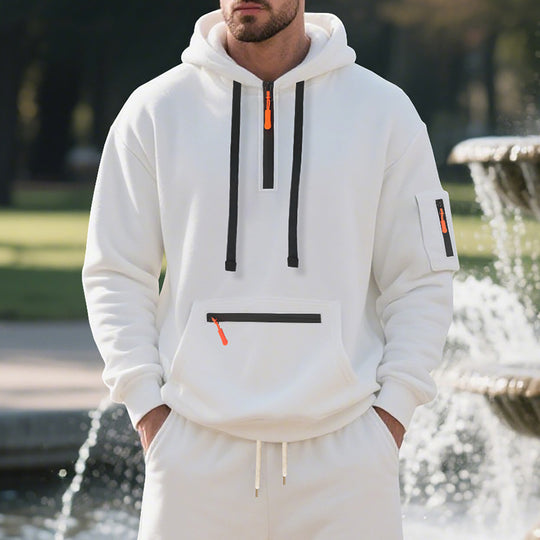 Herren Urbaner Multifunktions Kapuzenpullover R&B