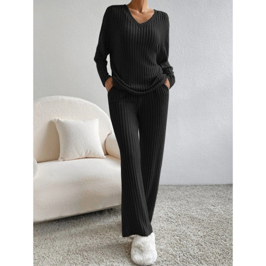 Damen bequemer Strickanzug R&B