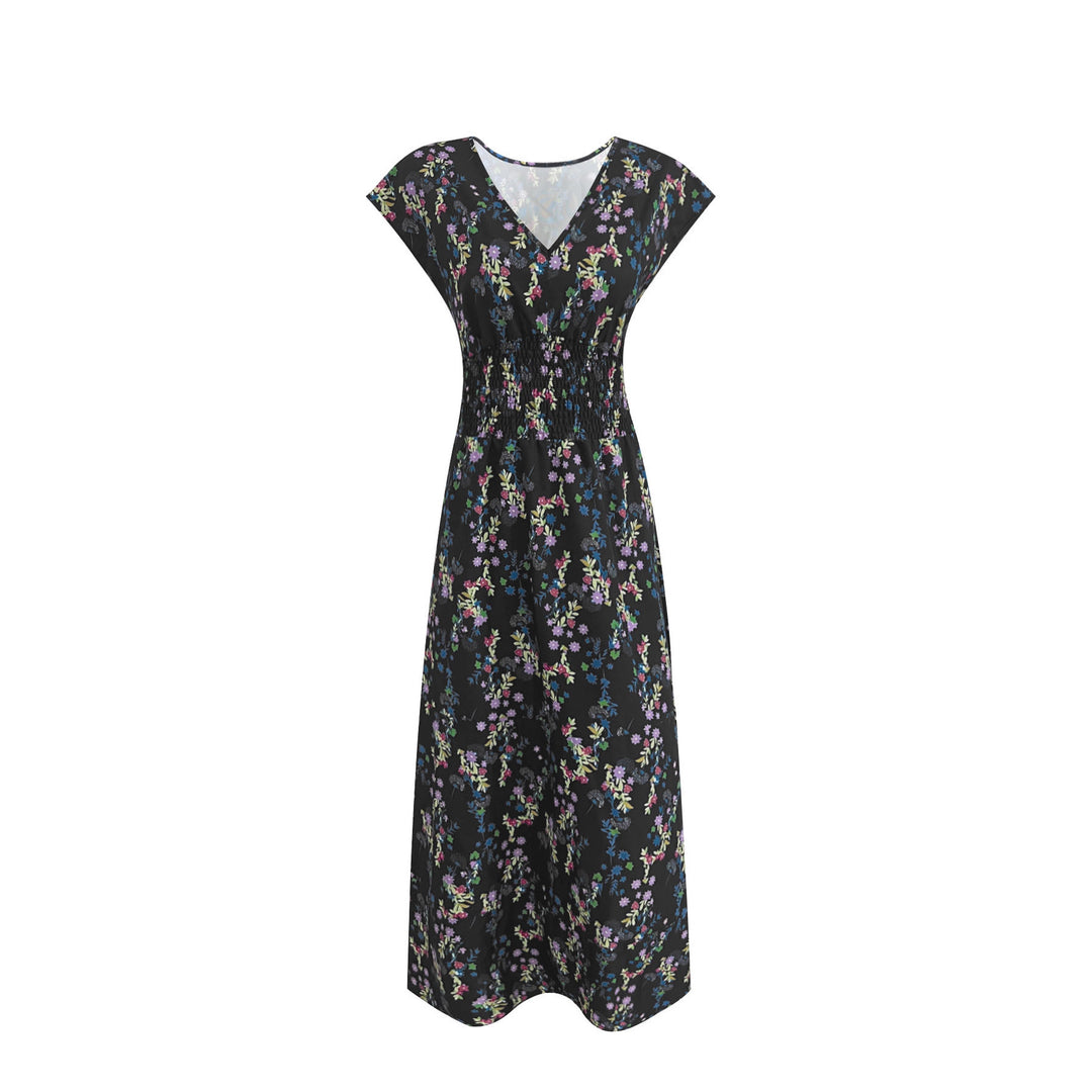 Damen Maxi-Kleid mit floralem Paisley-Muster und schmeichelndem Schnitt R&B