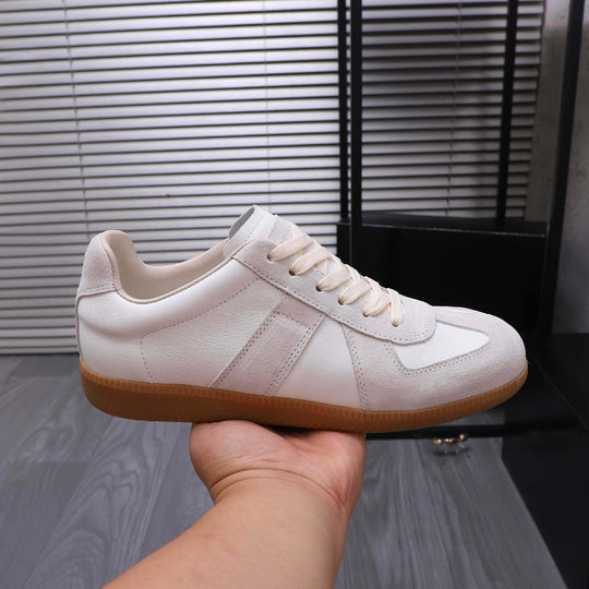 Damen Sportliche Leder Sneakers mit modischem Design und rutschfester Sohle R&B
