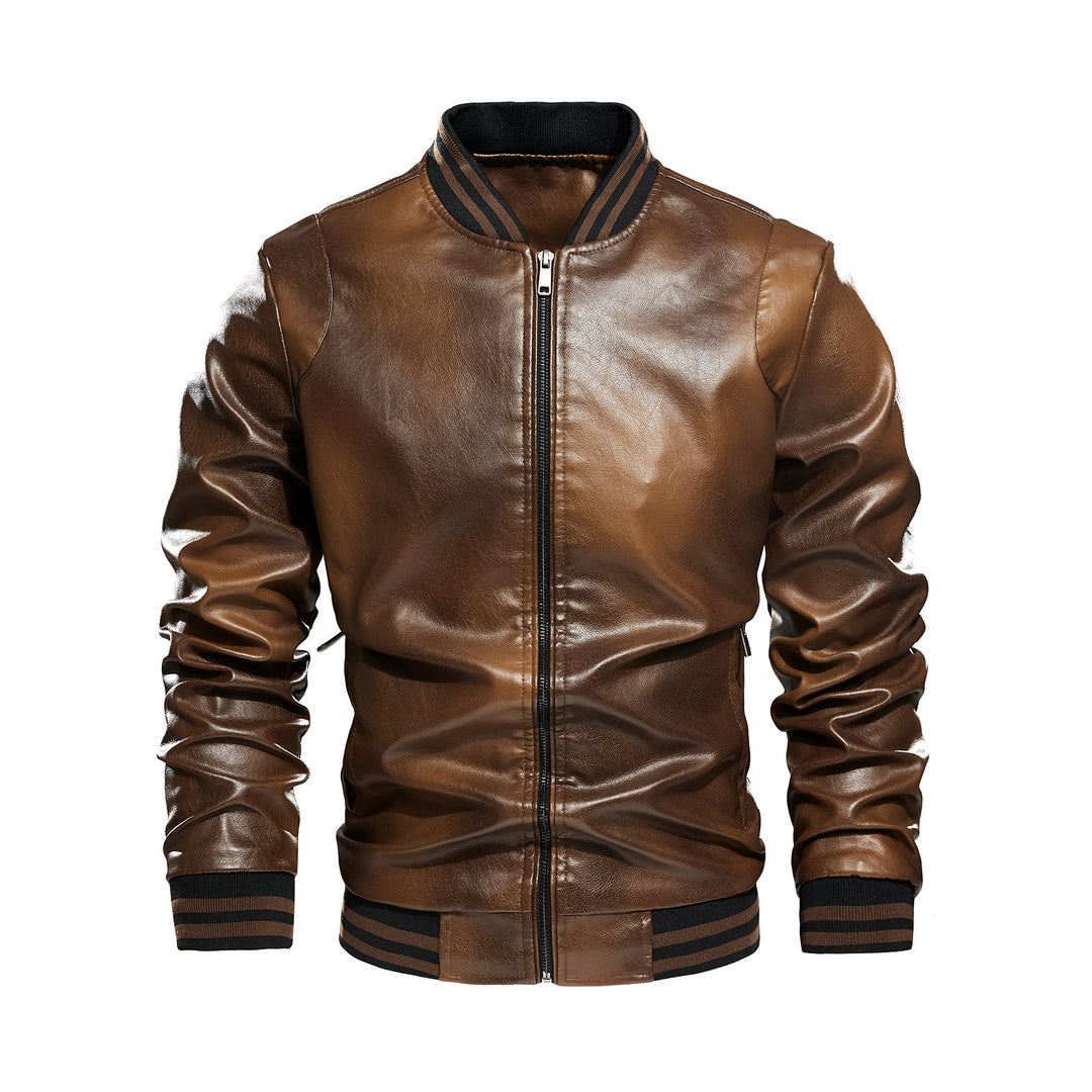 Herren klassische jacke mit elastischen Rippbündchen R&B