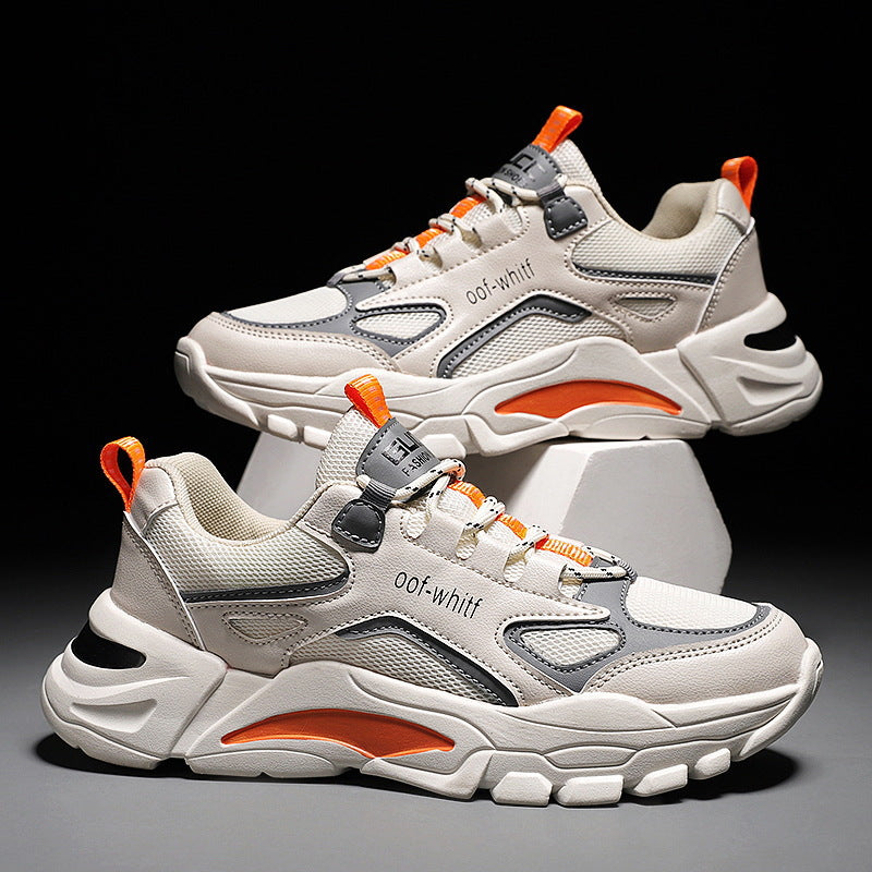 Damen Sportliche Sneaker mit mehrlagiger Mesh-Oberfläche und dämpfender Sohle R&B