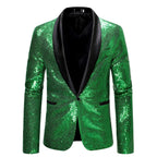 Damen Glamouröser Pailletten Blazer R&B