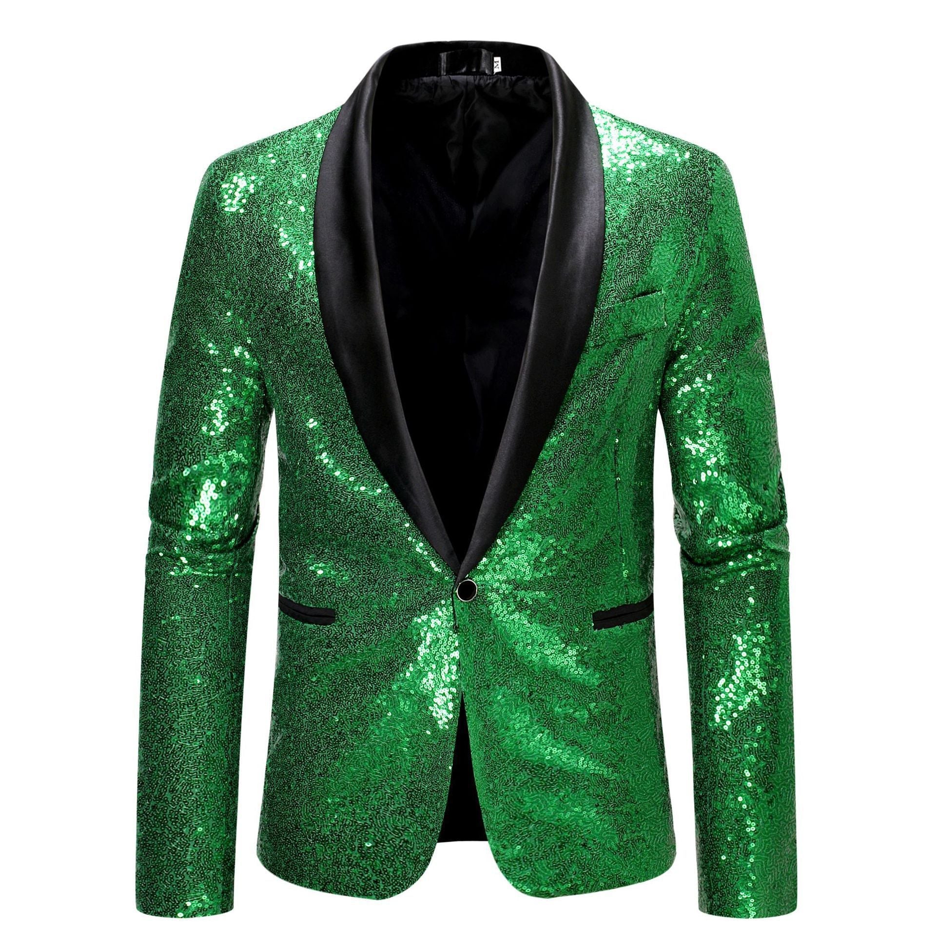 Damen Glamouröser Pailletten Blazer R&B