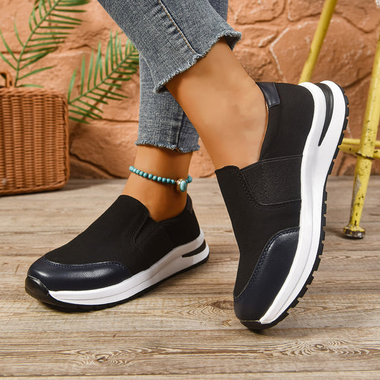 Damen Slip-On Sneakers mit vielseitigem Komfort und atmungsaktiver Struktur R&B