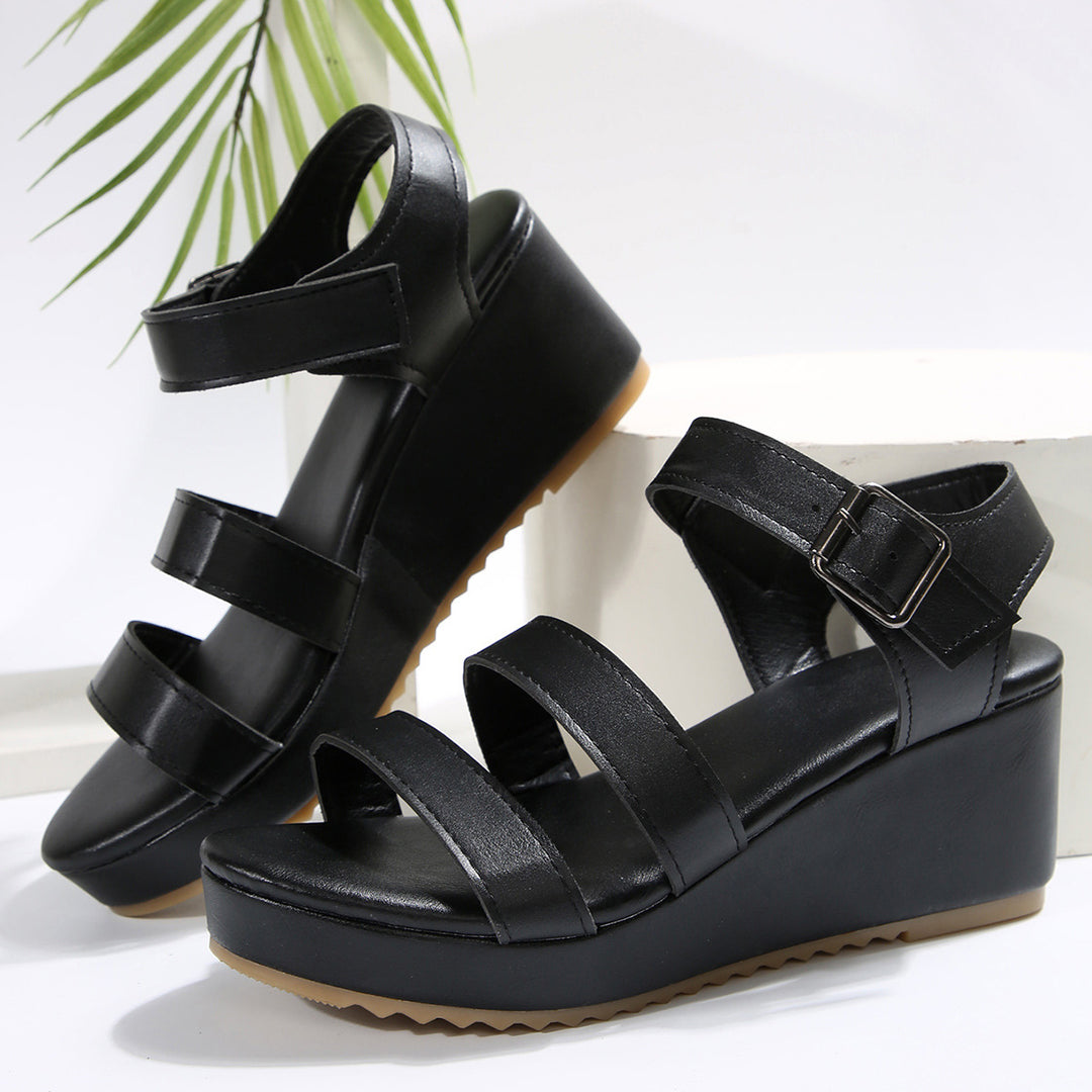 Damen Komfortable Wedge-Sandalen R&B