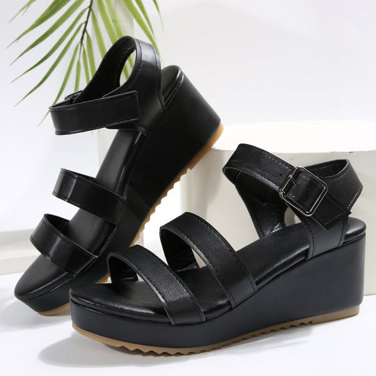 Damen Komfortable Wedge-Sandalen R&B
