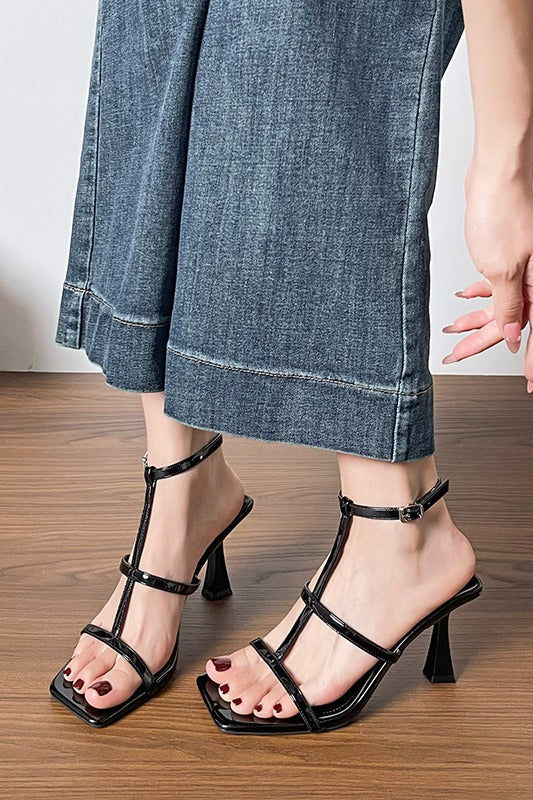Damen Elegant geschnittene Slingback-High Heels mit geschmackvollem Absatz R&B