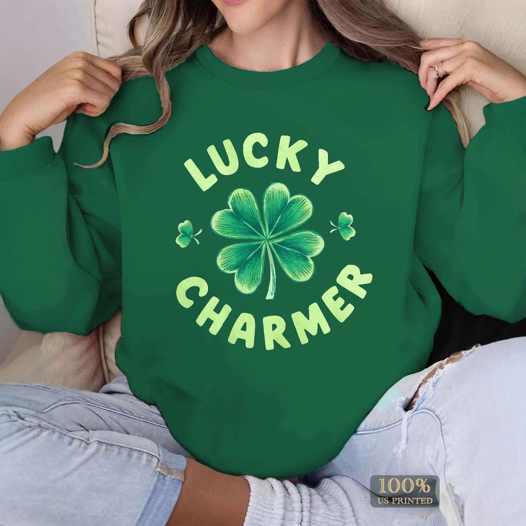 Damen Sweatshirt mit motivierendem Print und lässigem Schnitt