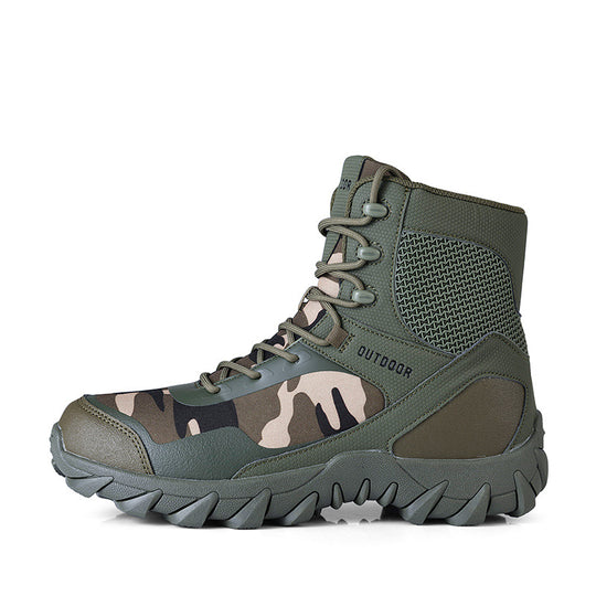 Herren All-Terrain Wanderschuhe mit hohem Knöchelschutz und rutschfester Sohle R&B