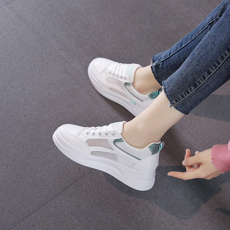 Damen sportliche Sneakers mit atmungsaktiver Mesh-Oberfläche und modischem Design R&B