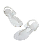 Damen Elegante Perlensandalen mit Spitzenverzierung R&B