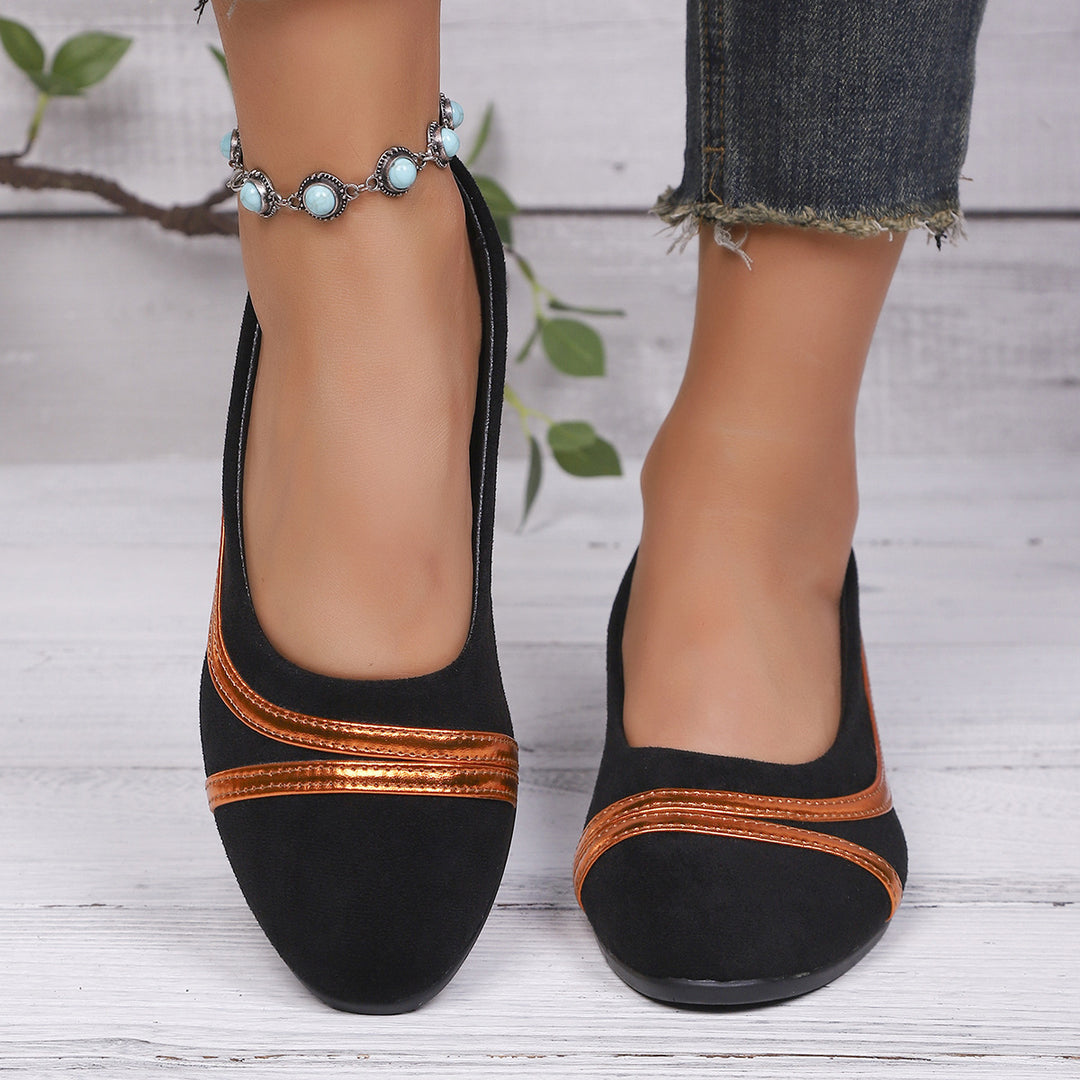Damen Ballerinas mit elegantem Akzent und komfortabler Sohle R&B