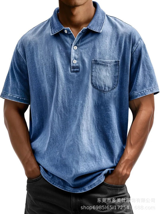 R&B | Button-Down-Hemd mit Revers