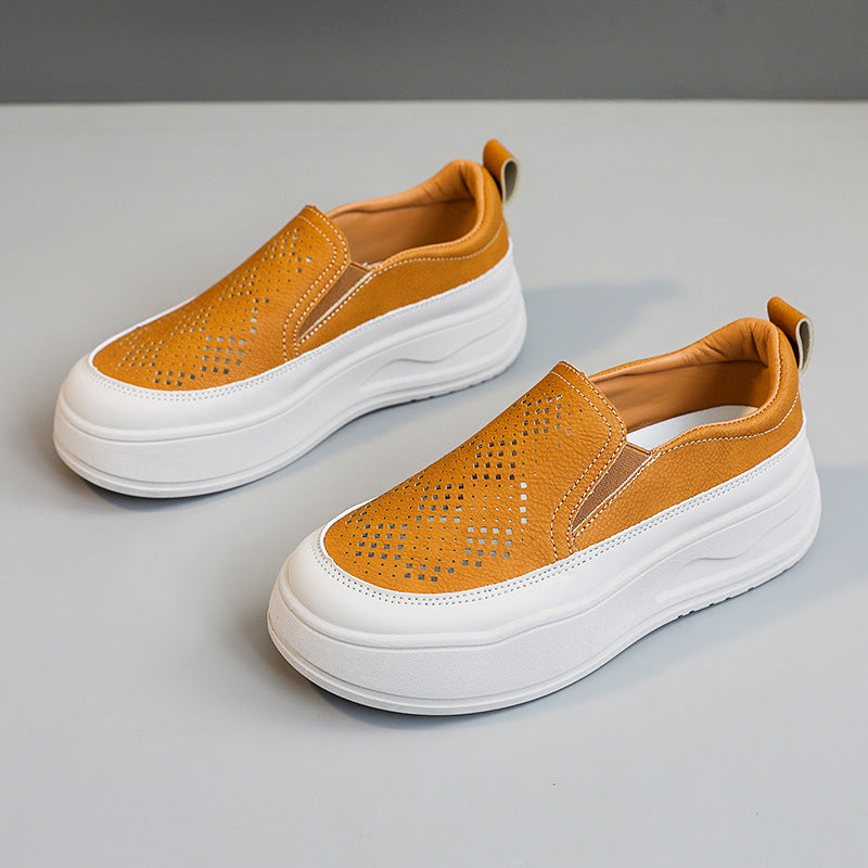 Damen Slip-On Sneakers mit atmungsaktivem Obermaterial und dämpfendem Fußbett R&B