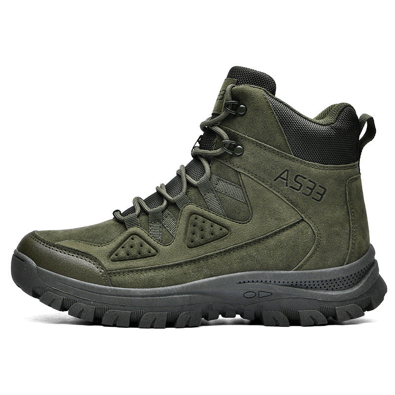 Herren Höhenwanderstiefel mit rutschfester Sohle und wasserdichtem Obermaterial R&B