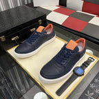 Herren lässige Leder Sneakers mit modischen Akzenten von R&B