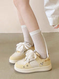 Damen Sportliche Sneaker mit verspieltem Tierdesign R&B