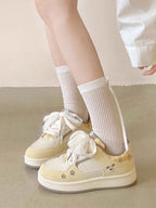 Damen Sportliche Sneaker mit verspieltem Tierdesign R&B
