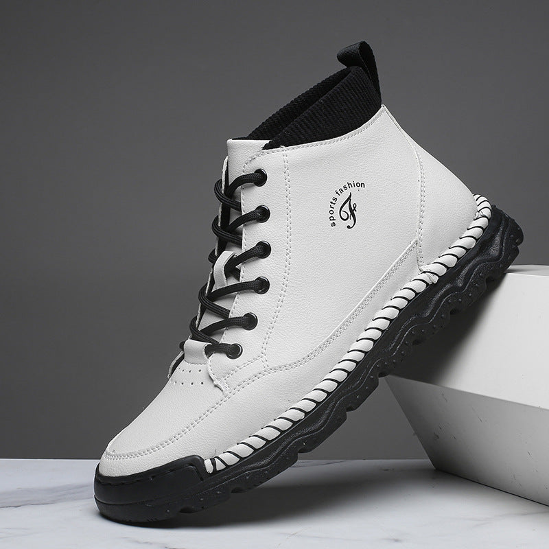 Damen Sportliche Lederstiefeletten R&B