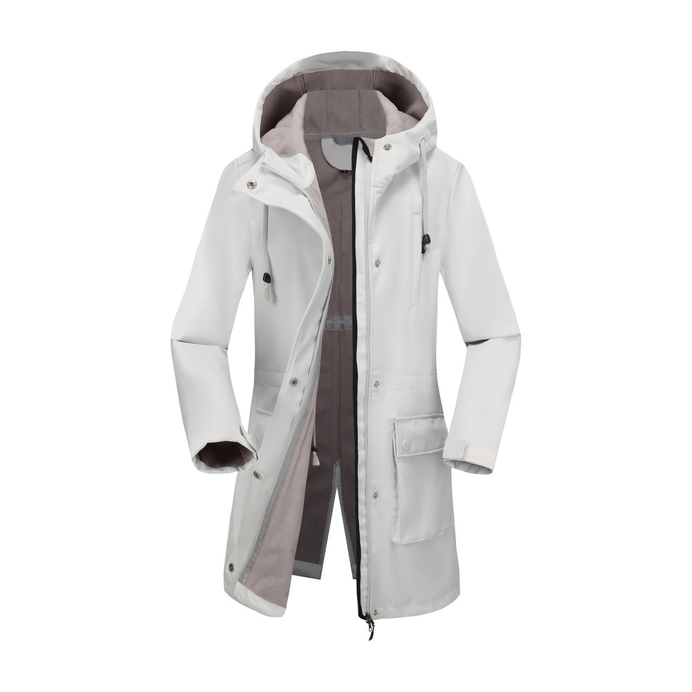 Damen funktionale Outdoor-Jacke mit verstellbarem Taillenzug und Innenfutter R&B