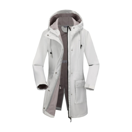 Damen funktionale Outdoor-Jacke mit verstellbarem Taillenzug und Innenfutter R&B