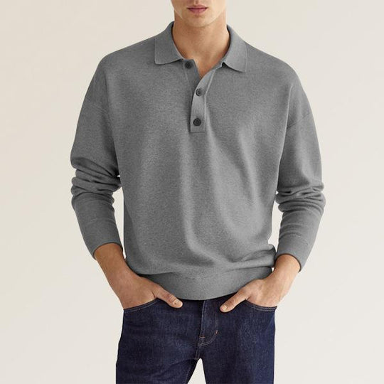 Herren Poloshirt aus weichem Material mit Knopfleiste R&B