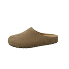 Damen bequeme Pantoletten aus hochwertigem Wildleder mit komfortabler Innensohle R&B