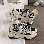 Damen Sportliche Chunky Sneakers mit komfortabler Fütterung und modischem Detail R&B