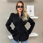 Damen Eleganter Blazer mit taillierten Akzenten R&B