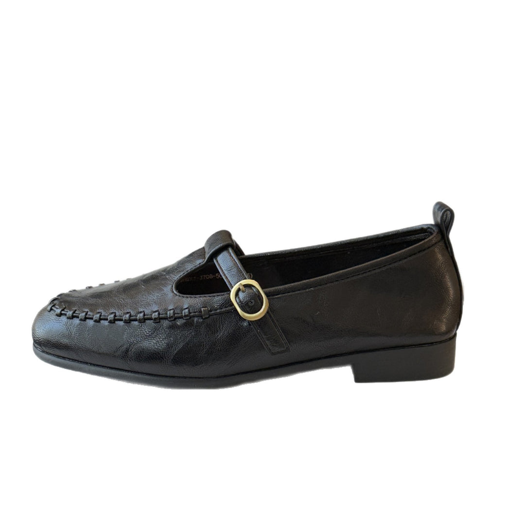 Damen Mokassins mit modischen Cut-Outs und elegantem Schnallenverschluss R&B