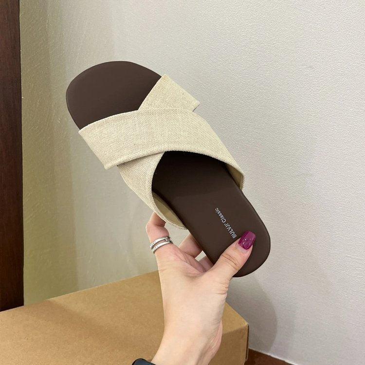 Damen Sportliche Badesandalen mit bequemem Riemendesign R&B