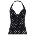Damen Haltertop mit polka-dots Design und figurbetontem Schnitt R&B