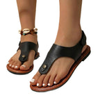 Damen Komfortable Zehensandalen mit anatomischer Fußbett R&B