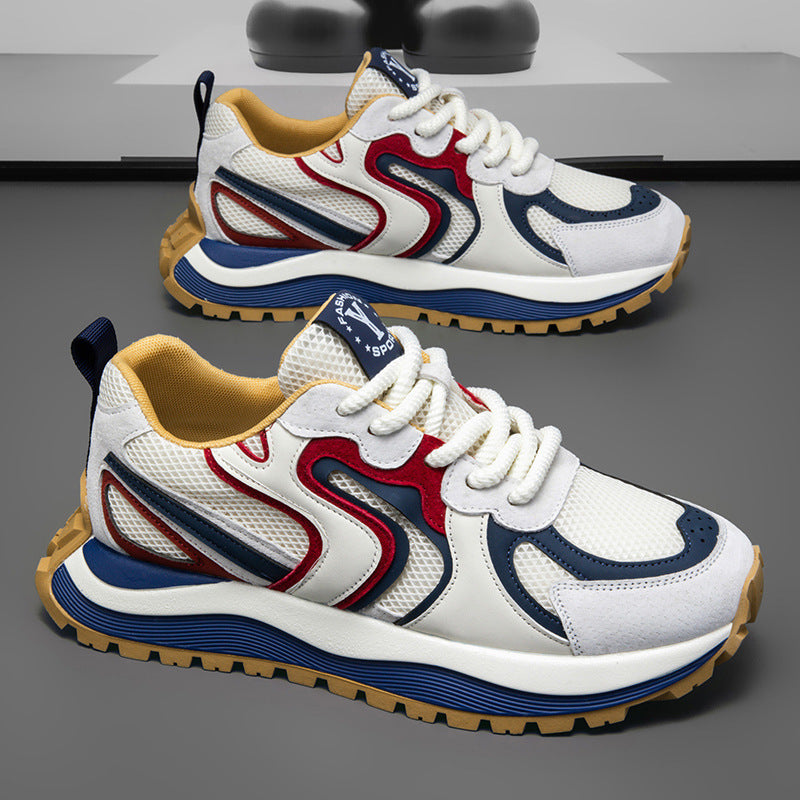 Damen Sportliche Sneakers mit atmungsaktiver Mesh-Oberfläche und dämpfender Sohle R&B