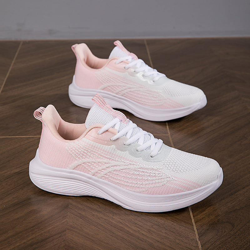 Damen Atmungsaktive Sport-Sneakers mit rutschfester Sohle und dämpfendem Fußbett