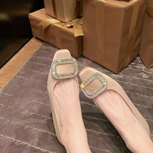Damen Ballerinas mit eleganter Schnalle