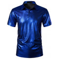 Herren Sport Polo-Shirt mit glänzender Oberfläche und atmungsaktiver Funktionalität