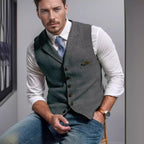 Herren elegante Weste im modernen Stil R&B